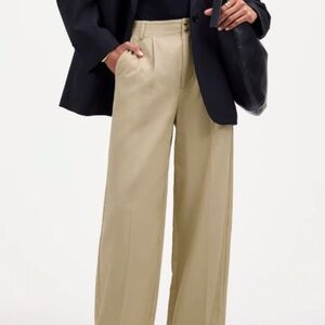 Madewell Wide Leg Twill Pants